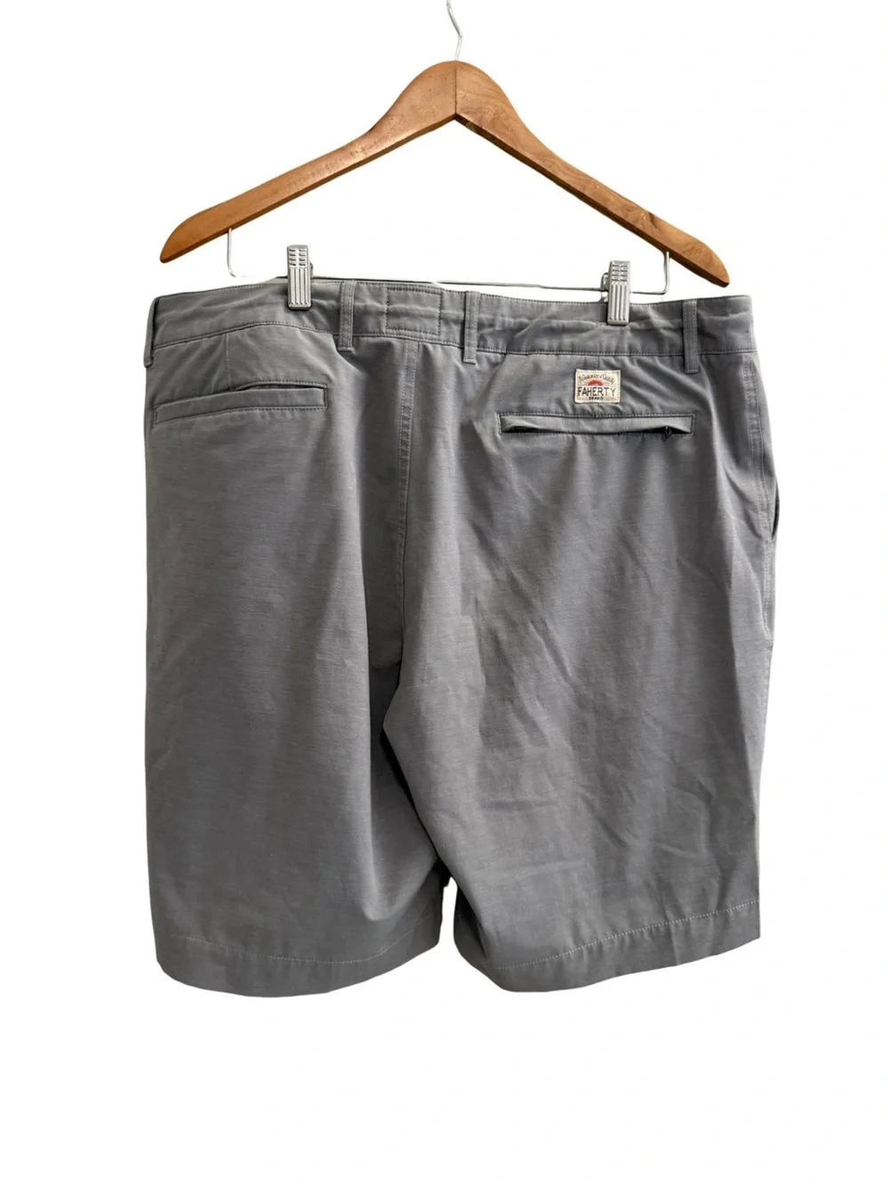 Faherty Men’s Gray Stretch Shorts Size 36 MCS0012